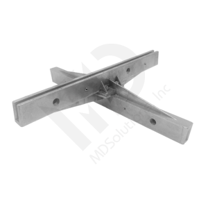 18" Cross Piece 90 degree Flat