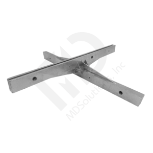 24" Cross Piece 90 degree Flat