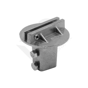 3-1/2" U-Channel 90° Post Cap Flat