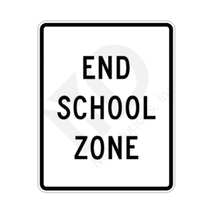 S5-2 End School Zone Sign