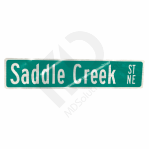 12" Flat Street Name Signs