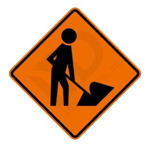 W21-1a Workers (symbol) Sign