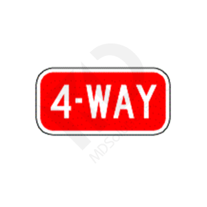 R1-3 4 Way Sign