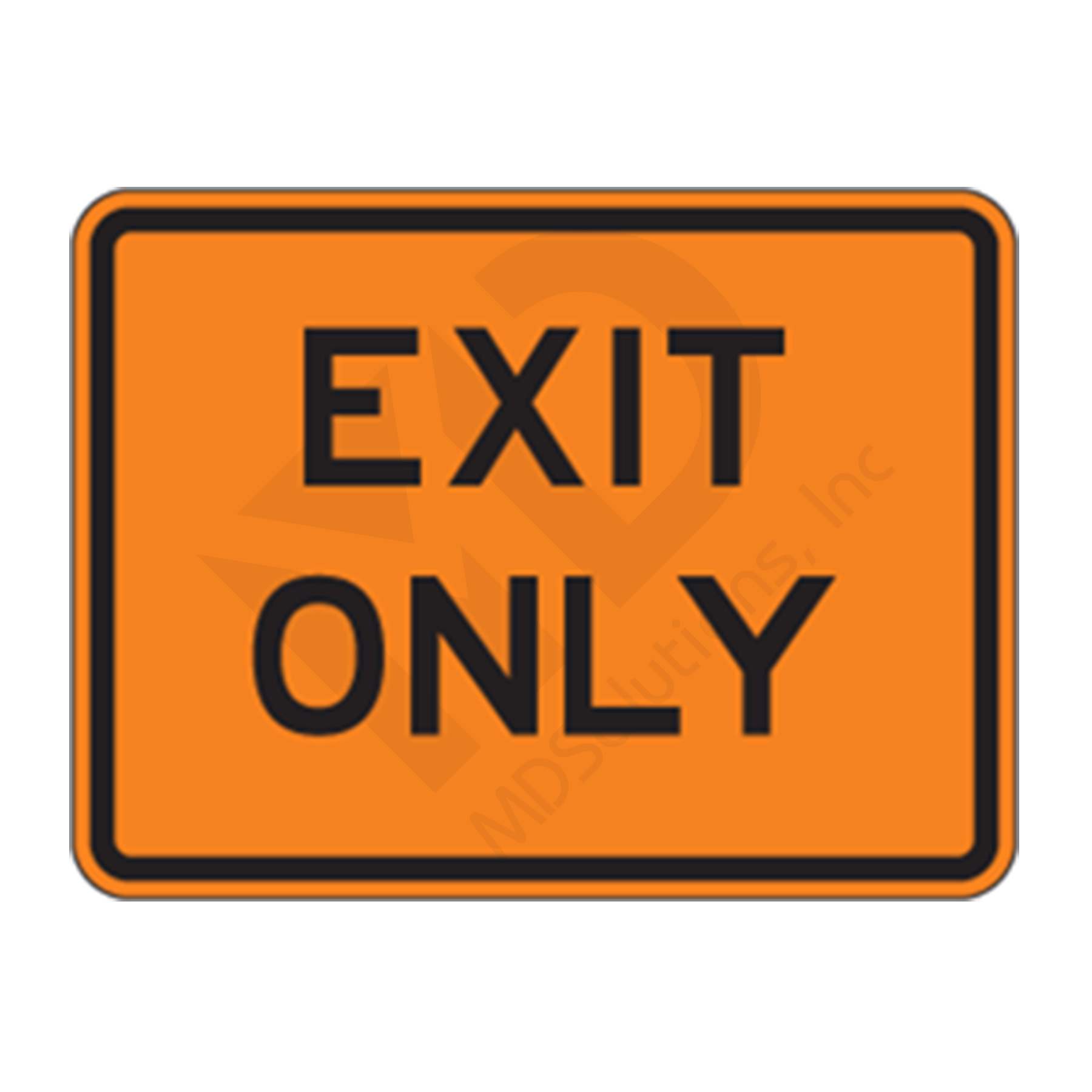 E5-3 Exit Only Sign