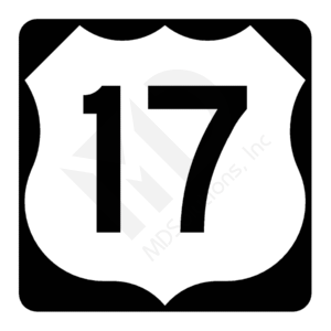 M1-4 US Numbered Route Sign