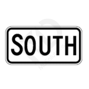 M3-3 South Directional Auxiliary Sign