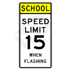 S5-1 School Speed Limit Sign