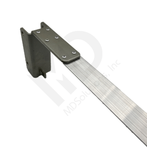 Cantilever Saddle Bracket Square Post Assembly Large