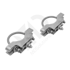 U-Bolt Clamp for 2-3/8" Round Post - Galvanized