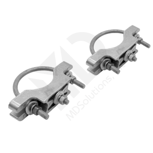 U-Bolt Clamp for 2-7/8" Round Post - Galvanized