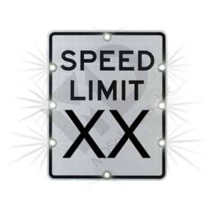 Solar Speed Limit Sign