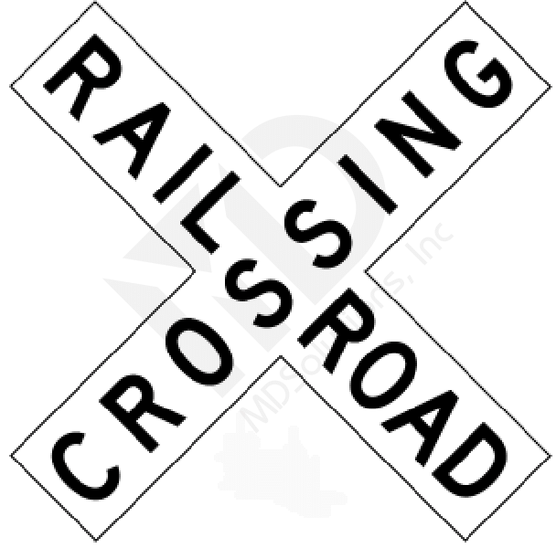 R15-1 Railroad Crossing Crossbuck Sign