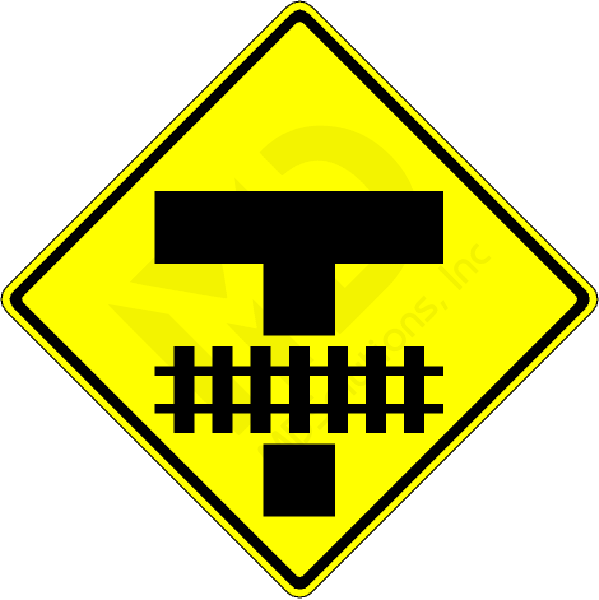 W10-11 Storage Space (railroad crossing) Sign