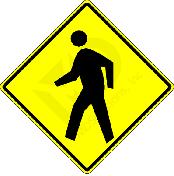 W11-2 Pedestrian Sign