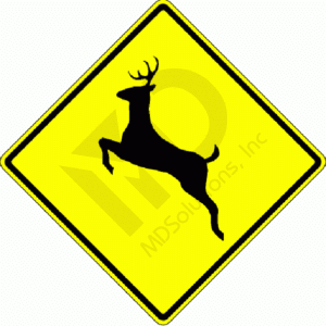 W11-3 Deer Sign