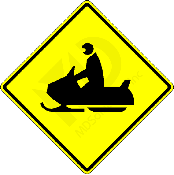 W11-6 Snowmobile Sign