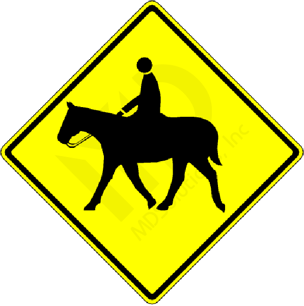 W11-7 Equestrian Sign