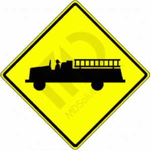 W11-8 Emergency Vehicle Sign