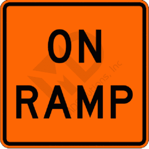 W13-4 On Ramp (plaque) Sign