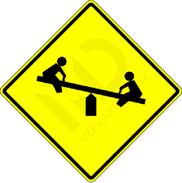 W15-1 Playground Sign