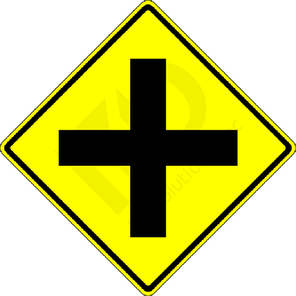 W2-1  Cross Road Sign