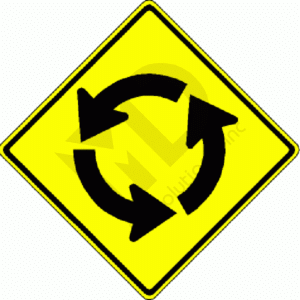 W2-6 Circular Intersection Sign