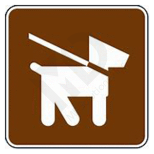 Rs-017 Pets on Leash (Symbol) Sign