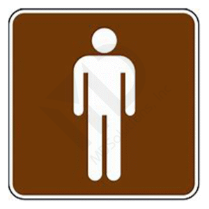 Rs-021 Men's Restroom (Symbol) Sign