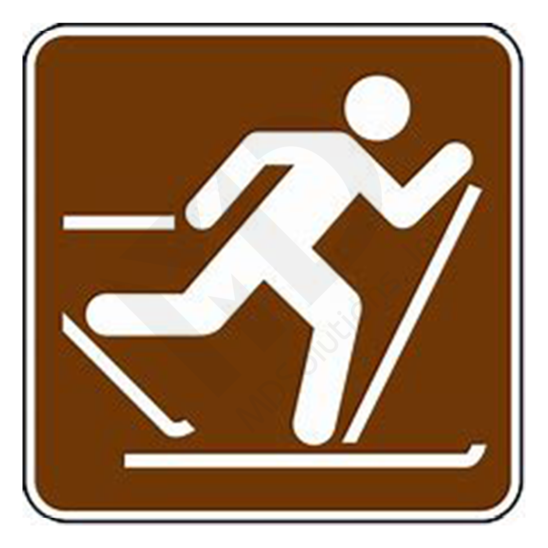 Rs-46 Cross Country Skiing (Symbol) SignMDSolutions