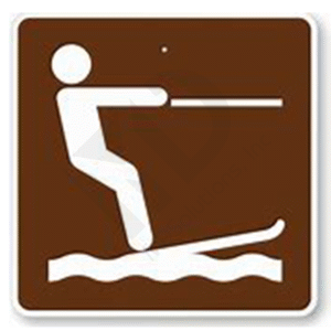 Rs-058 Waterskiing (Symbol) Sign