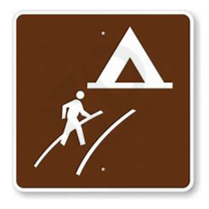 Rs-148 Walk-In Camp (Symbol) Sign
