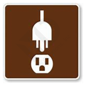 Rs-150 Electrical Hook-Up (Symbol) Sign