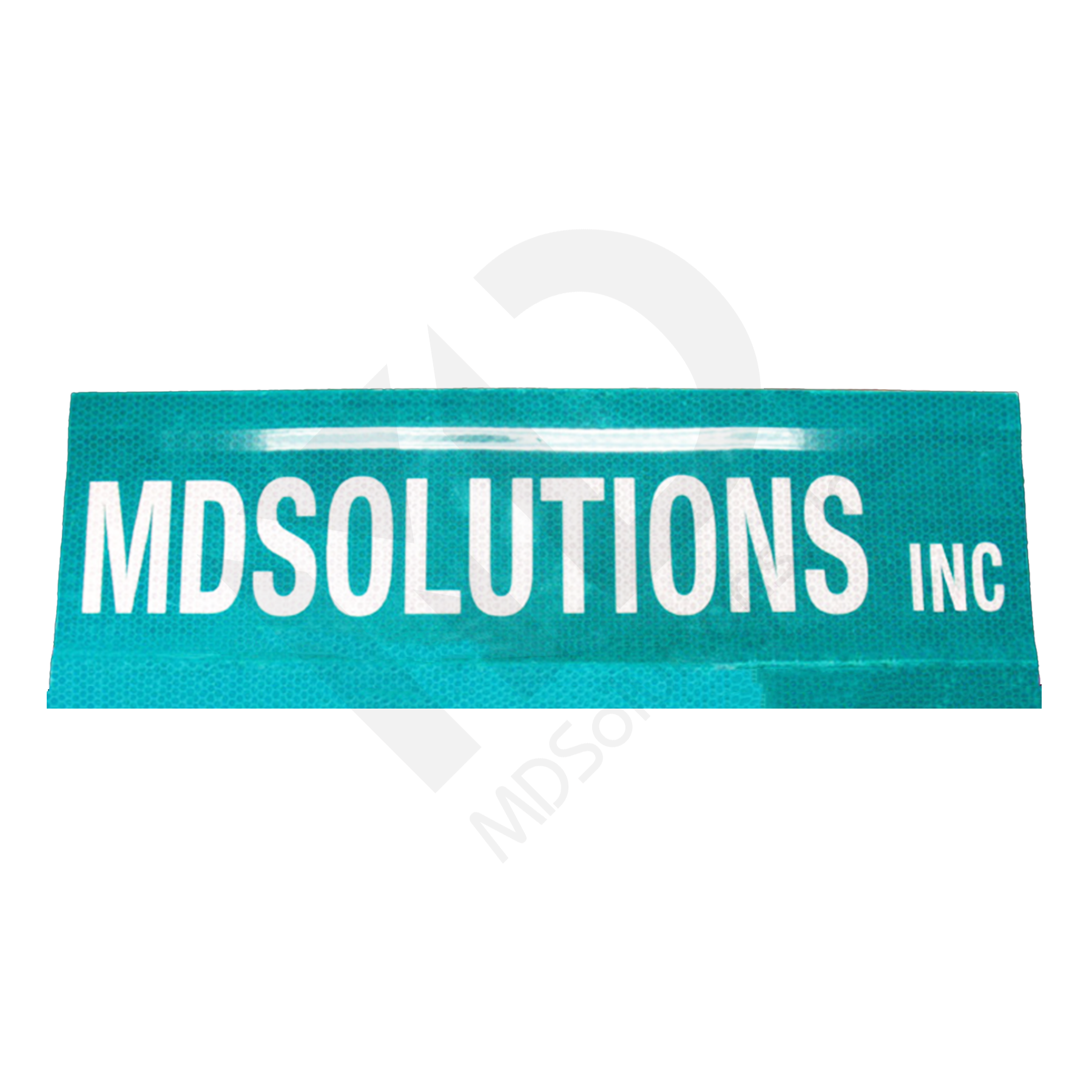 6" Extruded Street Name Sign - Image 1