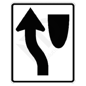 R4-8 Keep Left Sign