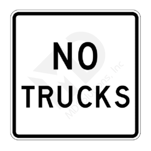 R5-2a No Trucks Signs
