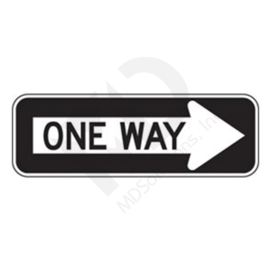 R6-1r One Way Right (arrow) Sign