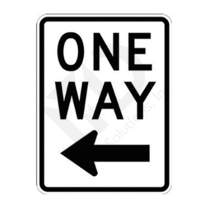 R6-2l One Way Left Sign